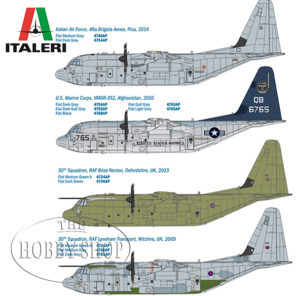 Italeri 1/48 C-130J C5 Hercules Italeri 1/48 C-130J C5 Hercules