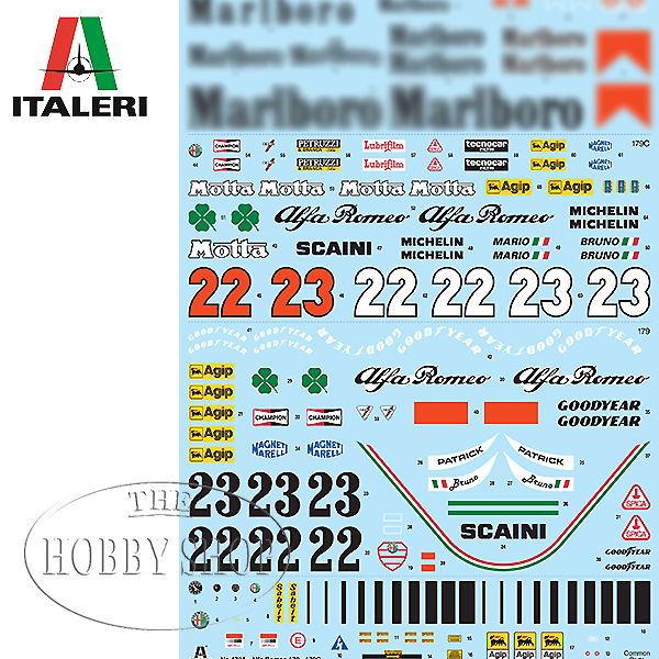 Italeri 1/12 Alfa Romeo 179 F1