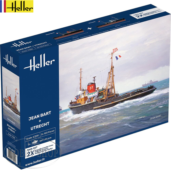 Heller 1/200 Jean Bart & Utrecht (2 ships)