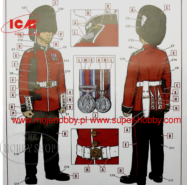 ICM 1/16 British Grenadier Queen's Guard