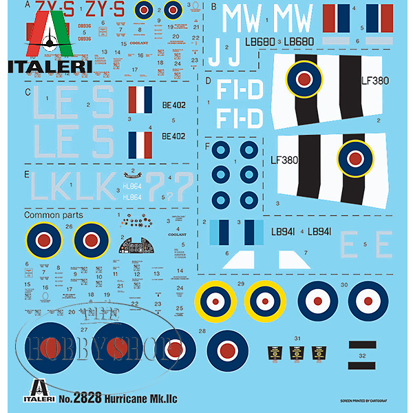 Italeri 1/48 Hurricane Mk.IIC with Photo Etch