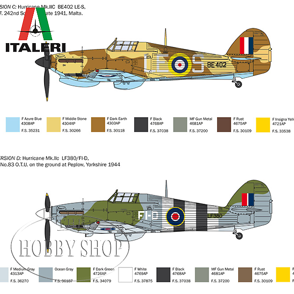 Italeri 1/48 Hurricane Mk.IIC with Photo Etch