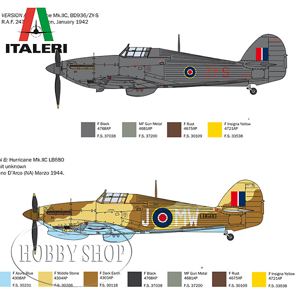 Italeri 1/48 Hurricane Mk.IIC with Photo Etch