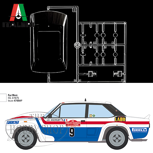 Italeri 1/24 Fiat 131 Abarth 1977 San Sanremo