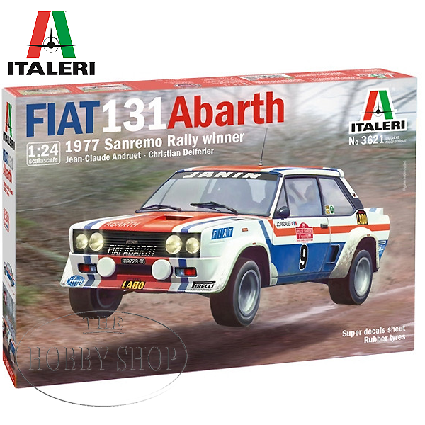 Italeri 1/24 Fiat 131 Abarth 1977 San Sanremo
