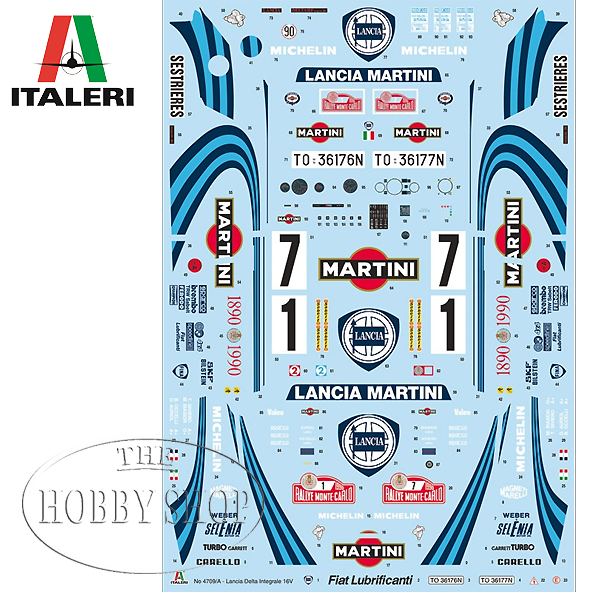 Italeri 1/12 Lancia Delta HF Integrale
