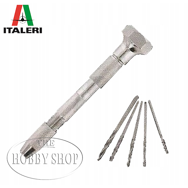 Pin Vice with 5 drills