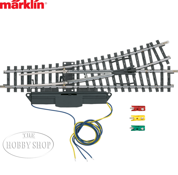 Marklin K Track Left  Electric Turnout Length 168.9 mm 22° 30'
