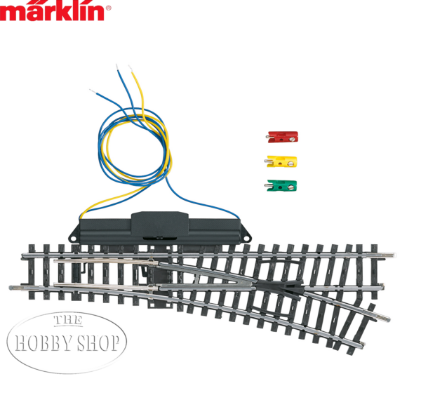 Marklin K Track Right  Electric Turnout Length 168.9 mm 22° 30'