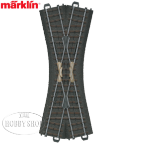 Märklin C Track Crossing (188.3 mm/ 24,3°)