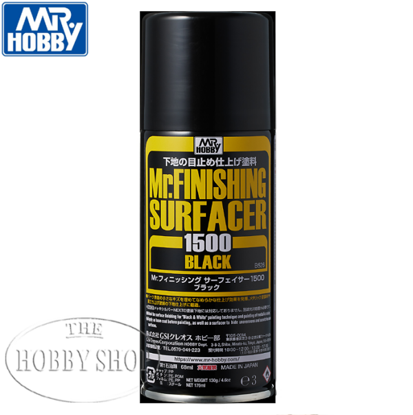 MR Finishing Surfacer 1500 Black 170ml