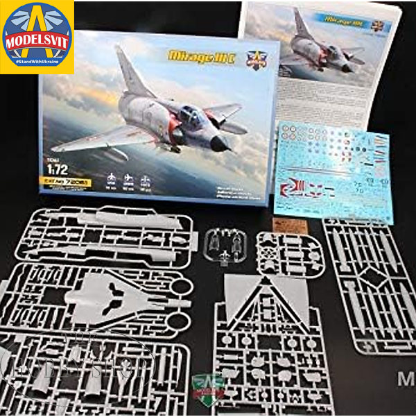 Modelsvit 1/72 Mirage IIIC With SAAF Decals & Photo Etch