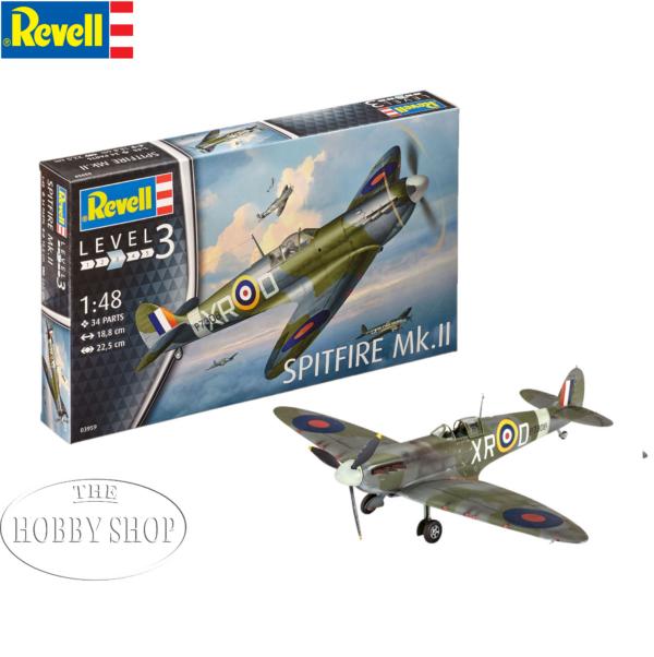 Revell 1/48 Spitfire Mk II. Level 3