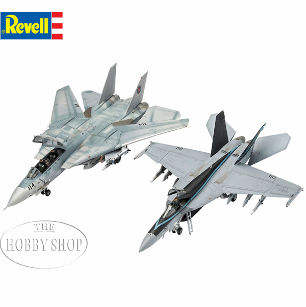1/72 Top Gun Gift Set F/A-18E + F-14D