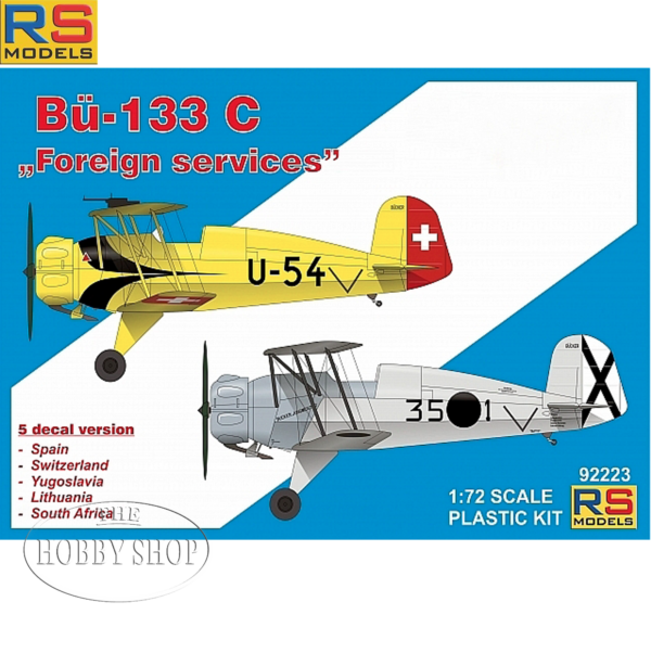 RS Models 1/72 Bucker-133C Foreign service With SAAF Decals