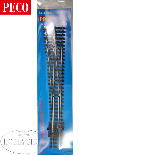 Peco N Streamline Turnout Large Radius Left Hand
