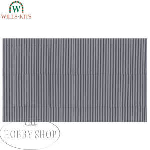 Wills Corrugated Iron Sheets (x4)