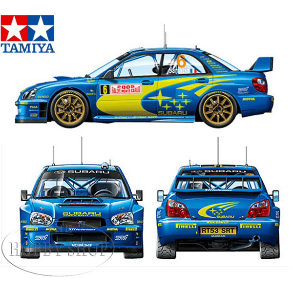 Tamiya 1/24 Subaru Impreza WRC 2005 Monte Carlo