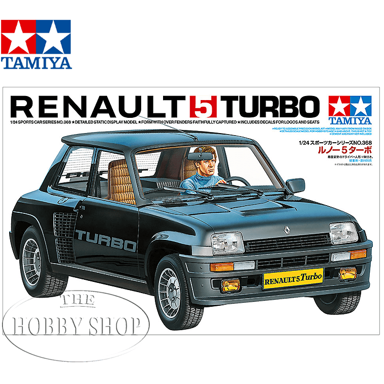 模型製作用品 TAMIYA RENAULT 5 TURBO Tamiya 1/24 Renault 5 Turbo - The Hobby Shop
