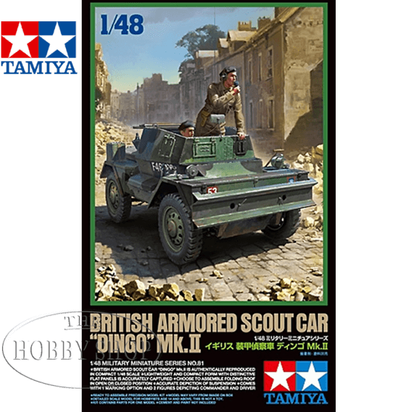 Tamiya 1/48 British Armoured Scout Car Kk.II Dingo