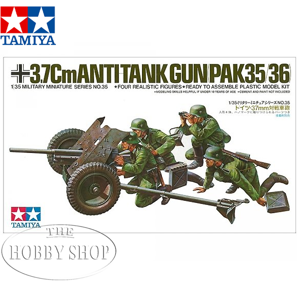 Tamiya 1/35 German 3.7cm Anti-Tank Gun (PAK35/36)