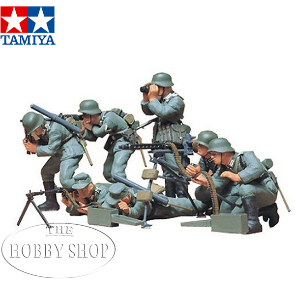 Tamiya 1/35 German Machine Gun Troops (x7)