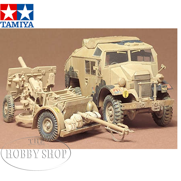 Tamiya 1/35 British 25PDR Field Gun & Quad Gun Tractor