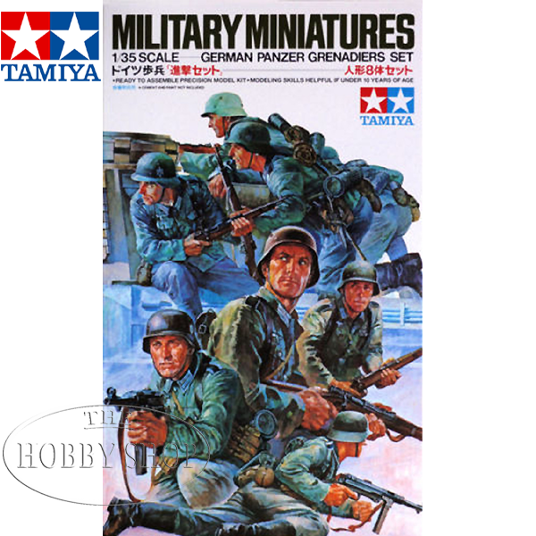 Tamiya 1/35 German Panzer Grenadiers (x8)