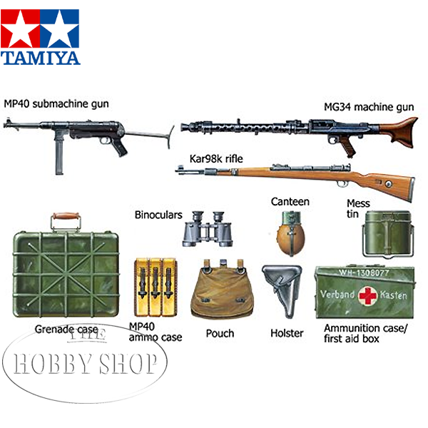 Tamiya 1/35 German Infantry Set (Mid WWII)