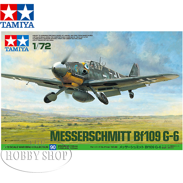 Tamiya 1/72 Messerschmitt BF109 G-6 Tamiya 1/72 Messerschmitt BF109 G-6