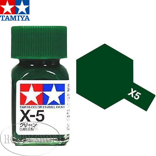 Tamiya X-5 Gloss Green Enamel  (10ml)