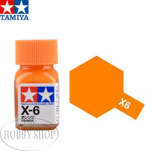Tamiya X-6 Gloss Orange Enamel  (10ml)