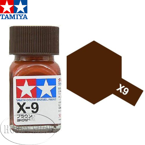 Tamiya X-9 Gloss Brown Enamel  (10ml)