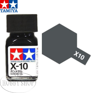 Tamiya X-10 Gun Metal Enamel  (10ml)