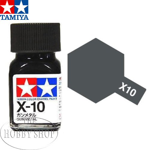 Tamiya X-10 Gun Metal Enamel  (10ml)