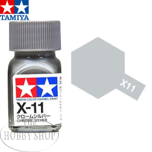 Tamiya X-11 Crome Silver Enamel  (10ml)