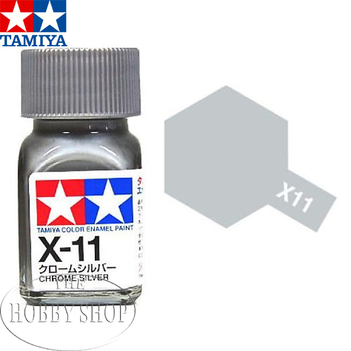 Tamiya X-11 Crome Silver Enamel  (10ml)
