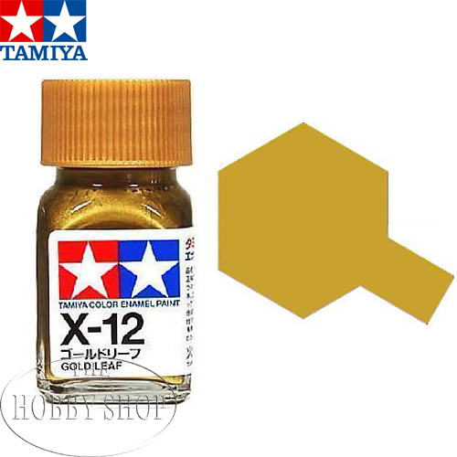 Tamiya X-12 Gold Leaf Enamel  (10ml)