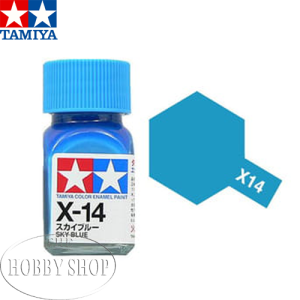 Tamiya X-14 Gloss Sky Blue Enamel  (10ml)