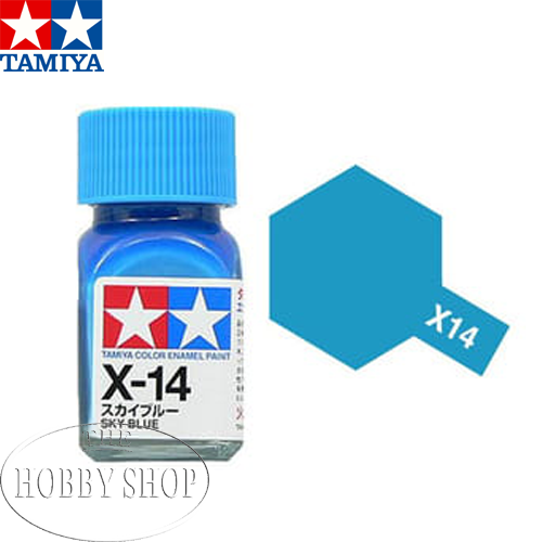 Tamiya X-14 Gloss Sky Blue Enamel  (10ml)