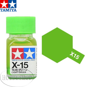Tamiya X-15 Gloss Light Green Enamel  (10ml)