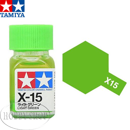 Tamiya X-15 Gloss Light Green Enamel  (10ml)