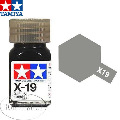 Tamiya X-19 Smoke Enamel  (10ml)