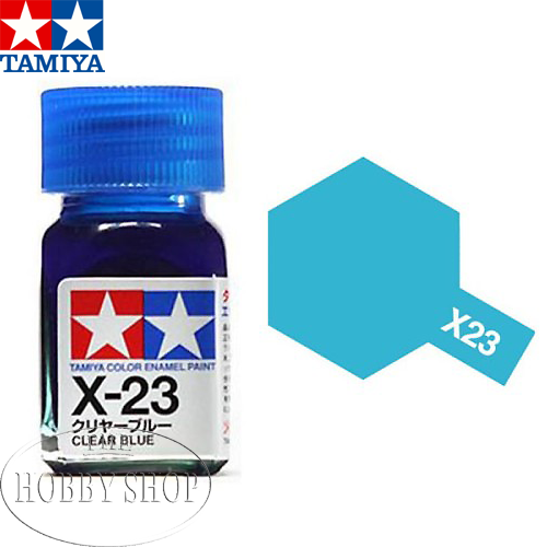Tamiya X-23 Clear Blue Enamel (10ml)