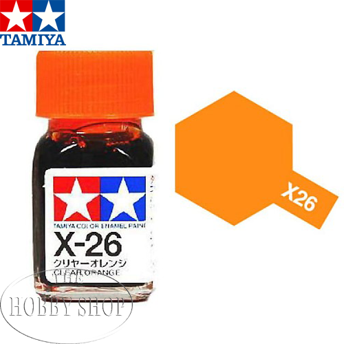 Tamiya X-26 Clear Orange Enamel  (10ml)