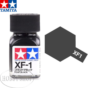 Tamiya XF-1 Flat Black Enamel (10ml)