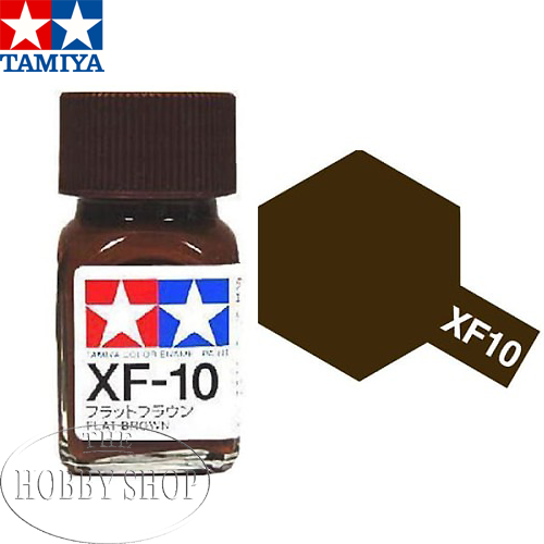 Tamiya XF-10 Flat Brown Enamel (10ml) - The Hobby Shop