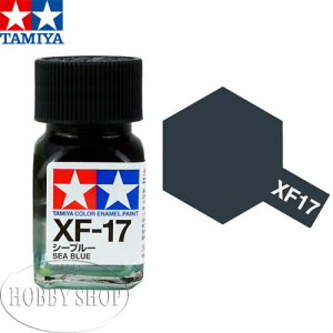 Tamiya XF-17 Flat Sea Blue Enamel (10ml)