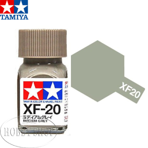 Tamiya XF-20 Flat Medium Grey Enamel (10ml)
