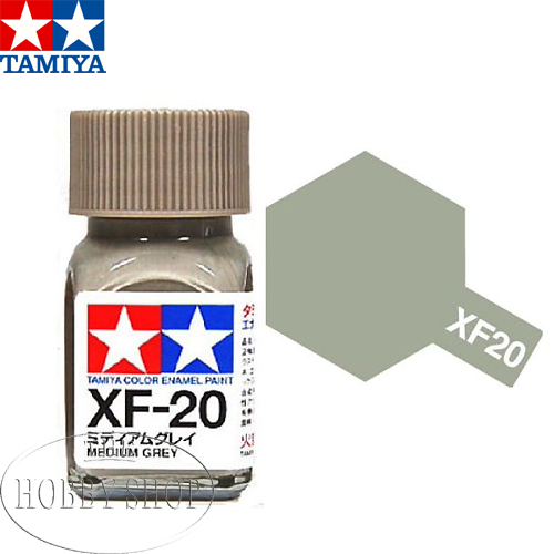 Tamiya XF-20 Flat Medium Grey Enamel (10ml)